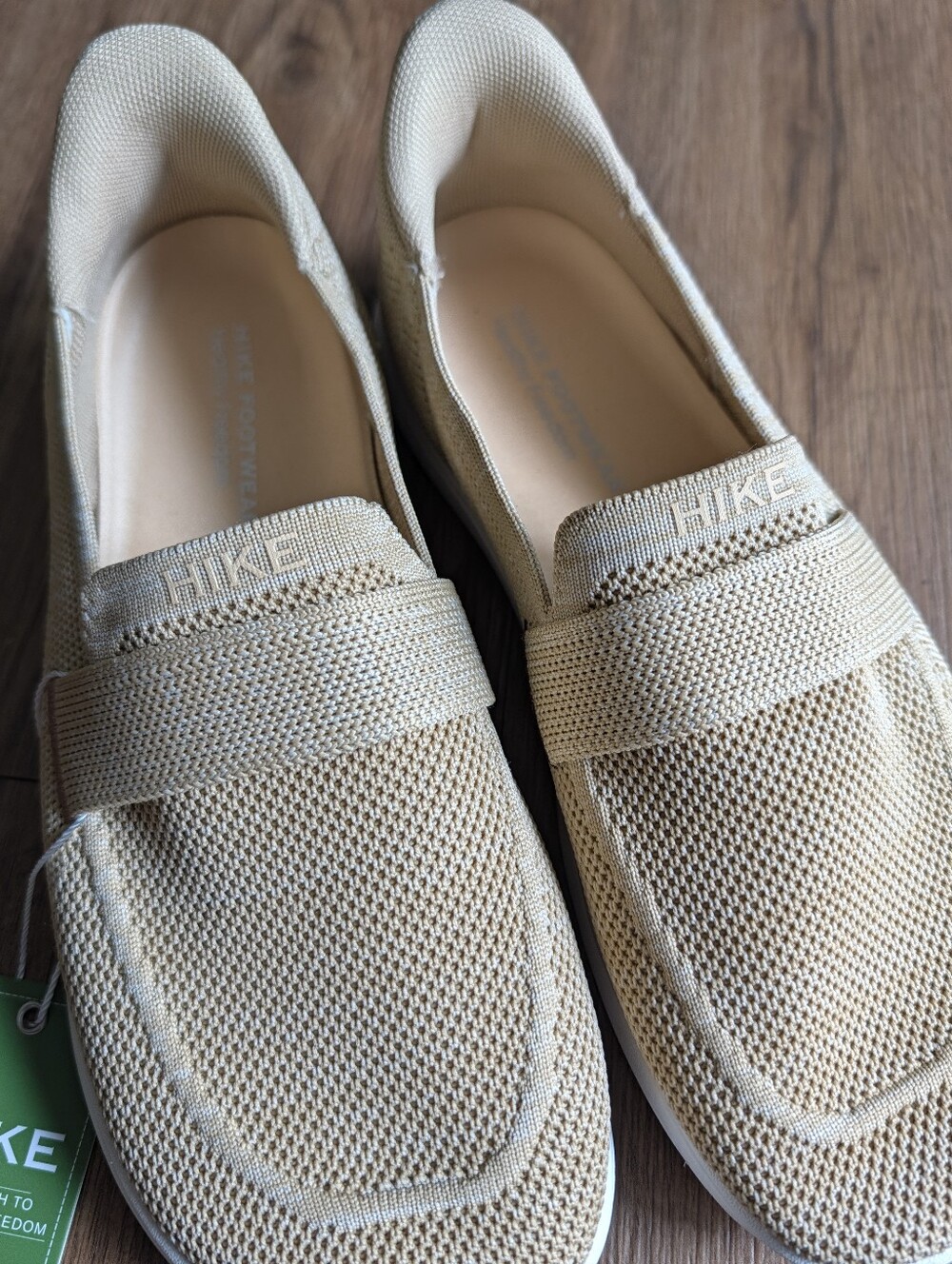 NWT Hike Footwear Barefoot Casual Tan Slip-On Shoes - Picture 5 of 7